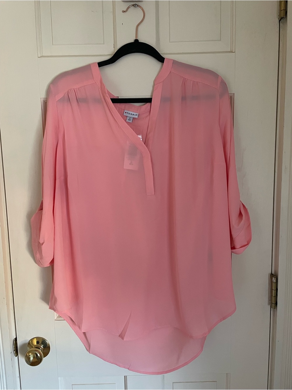 Torrid Pink Plus Size Blouse